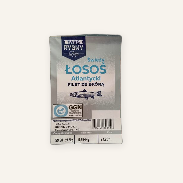 Łosoś mrożony 400g